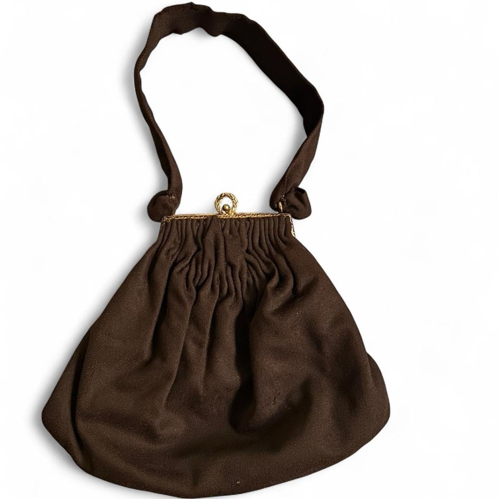 Vintage 1940s Brown Purse